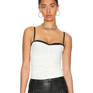 Miaou Renzo Tube Top in Creme